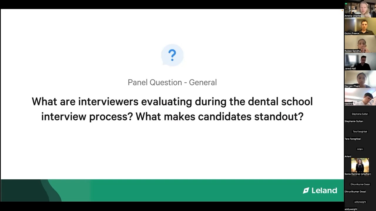 Crushing Your Dental School Interview