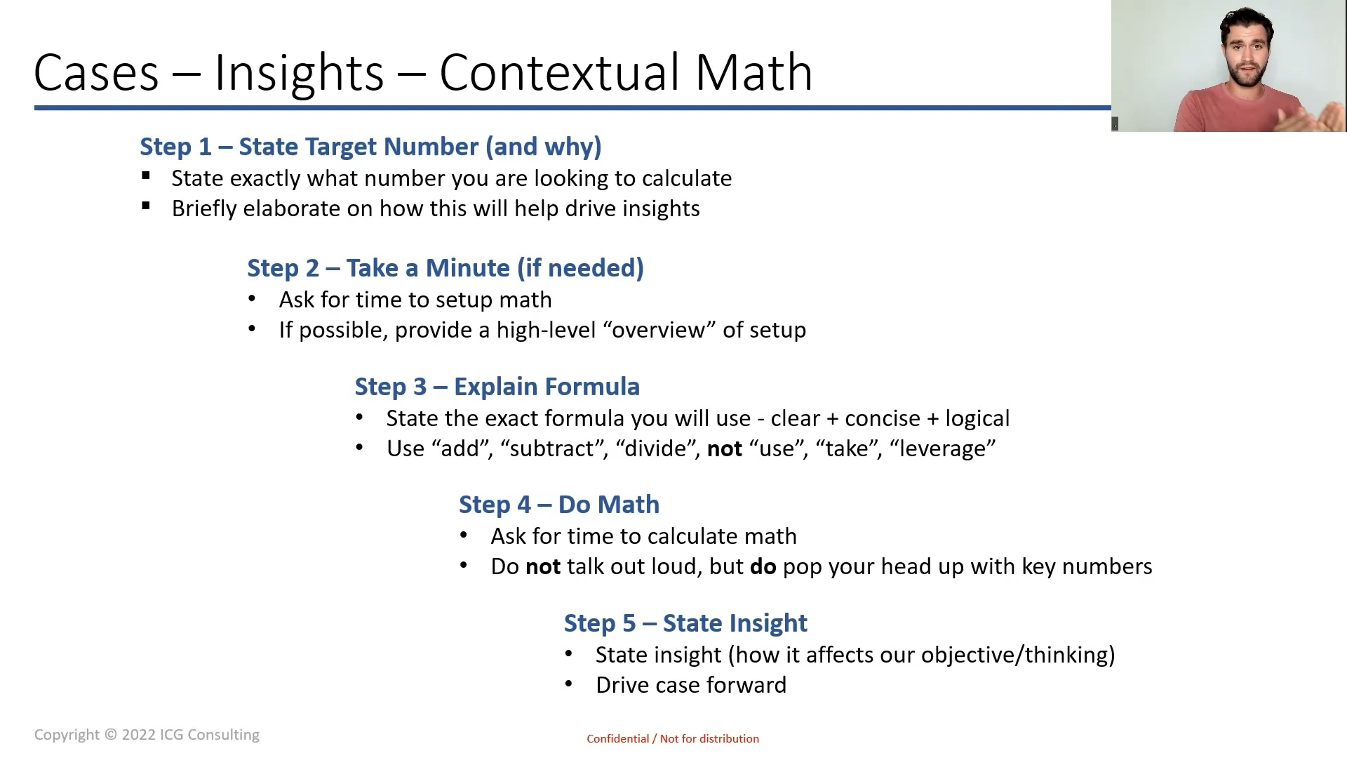 Case Math: Contextual Insights
