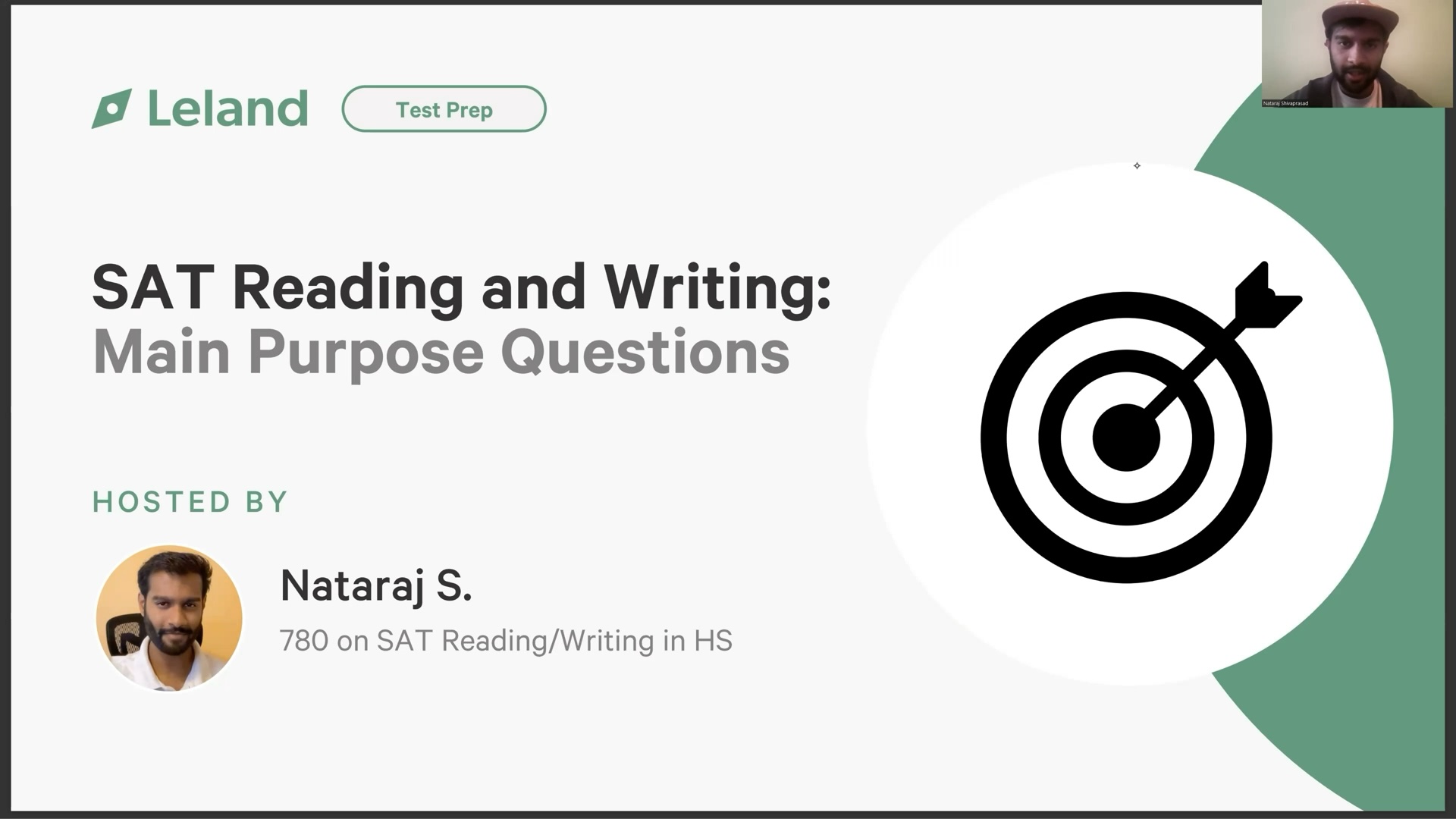 SAT Reading/Writing: Main Purpose