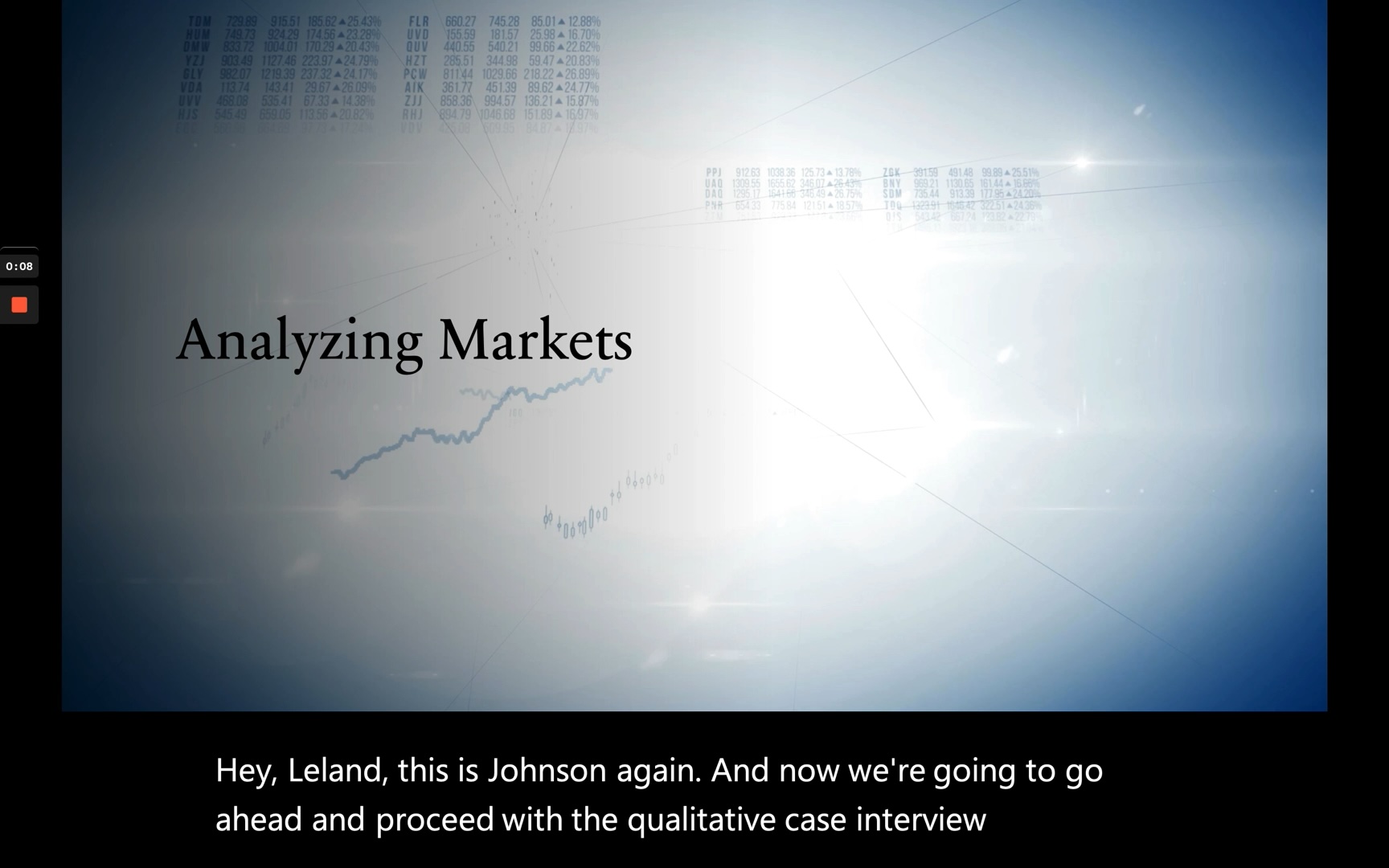 Analyzing Markets: A Framework for Case Interviews