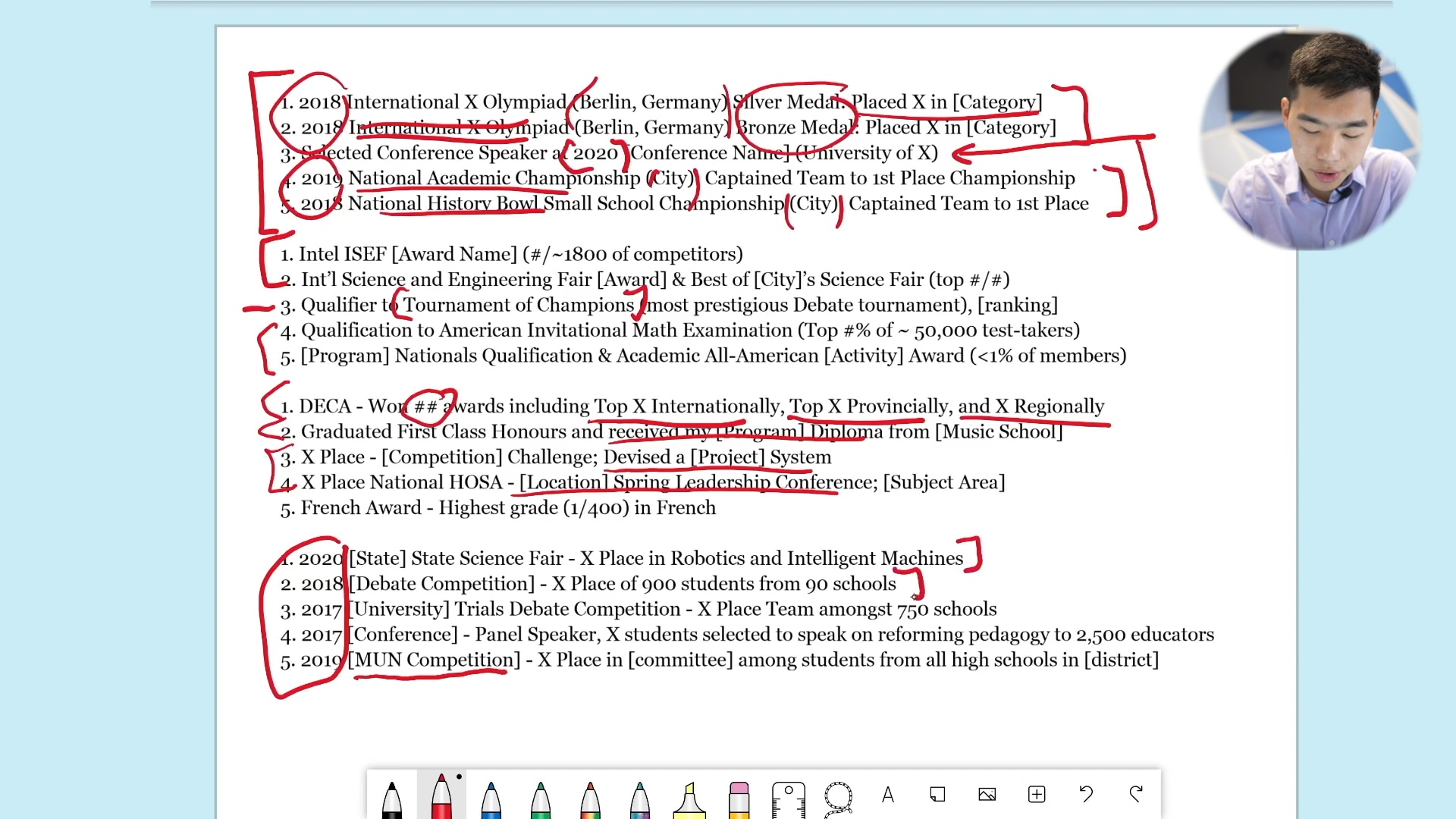 Awards & Honors: Example & Analysis
