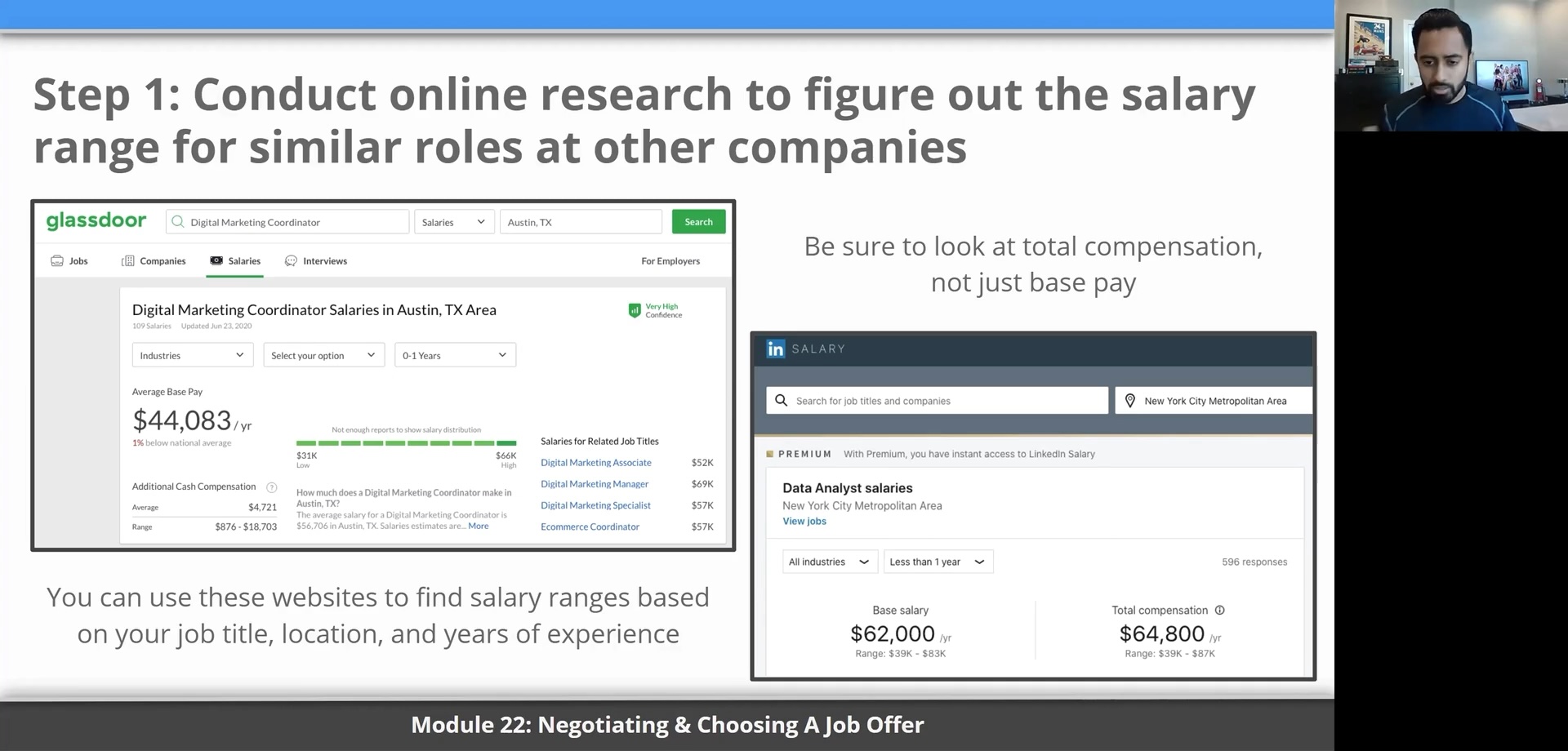 Negotiating the Offer: Compensation Research