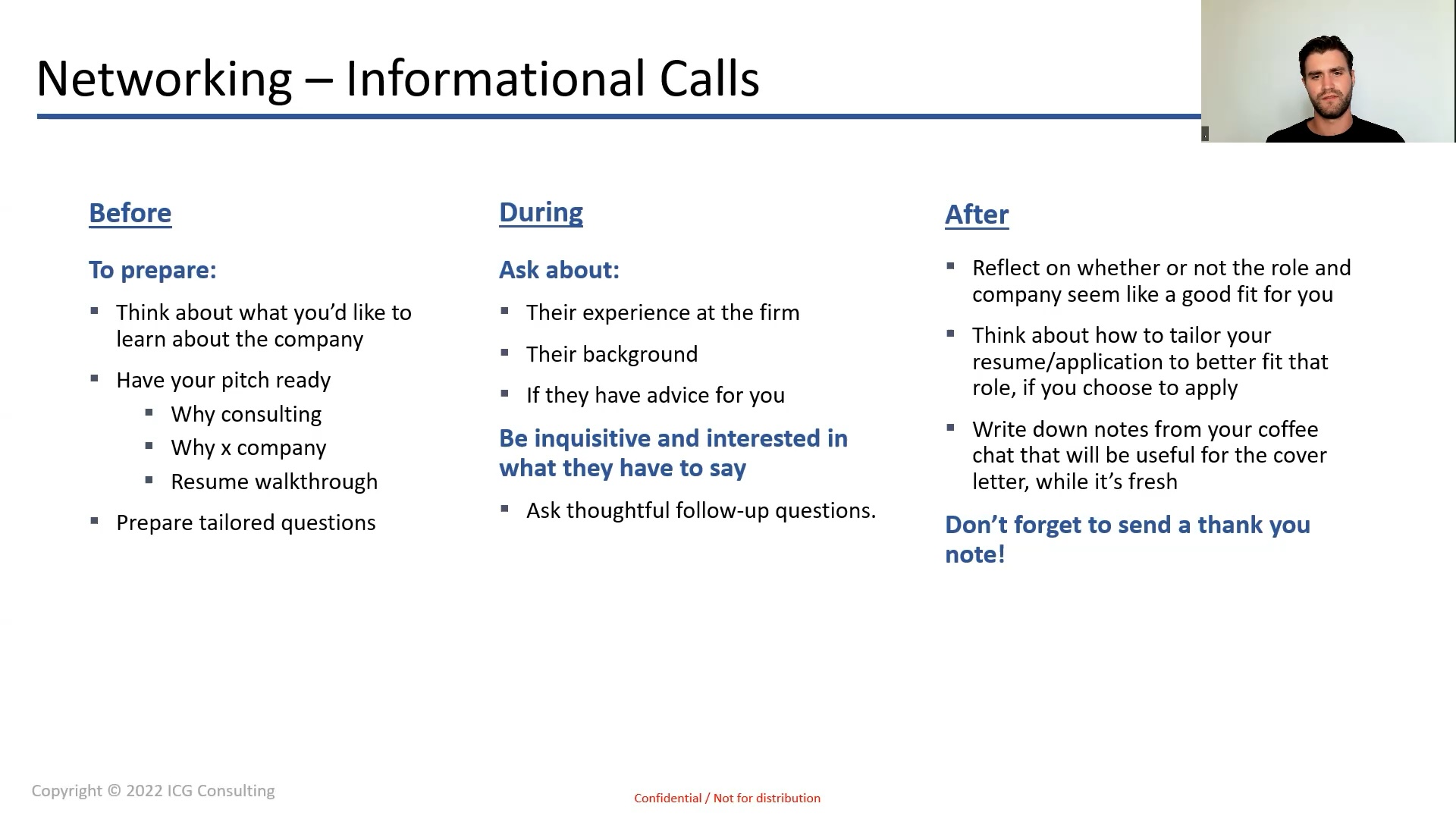 Informational Calls: Mastering Your Consulting Network