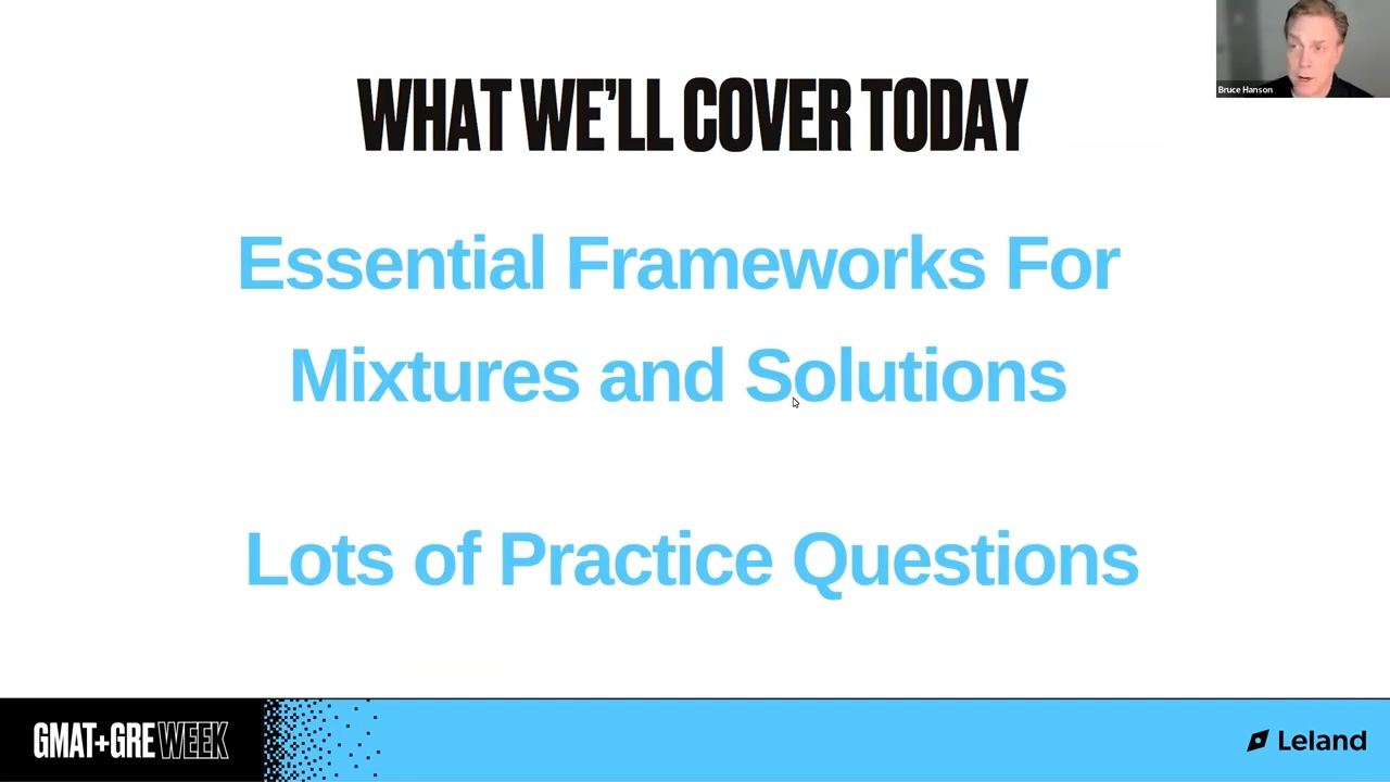 Advanced Averages, Mixtures, and Solutions