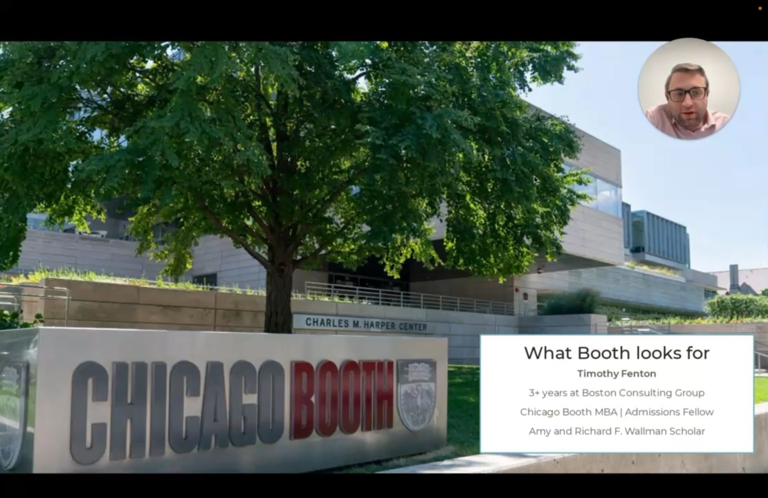 What is Booth Looking for in Applicants?
