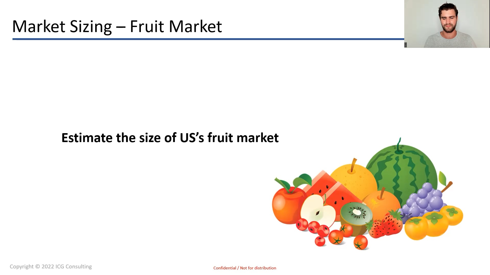 Market Sizing: US Fruit Market Guesstimate