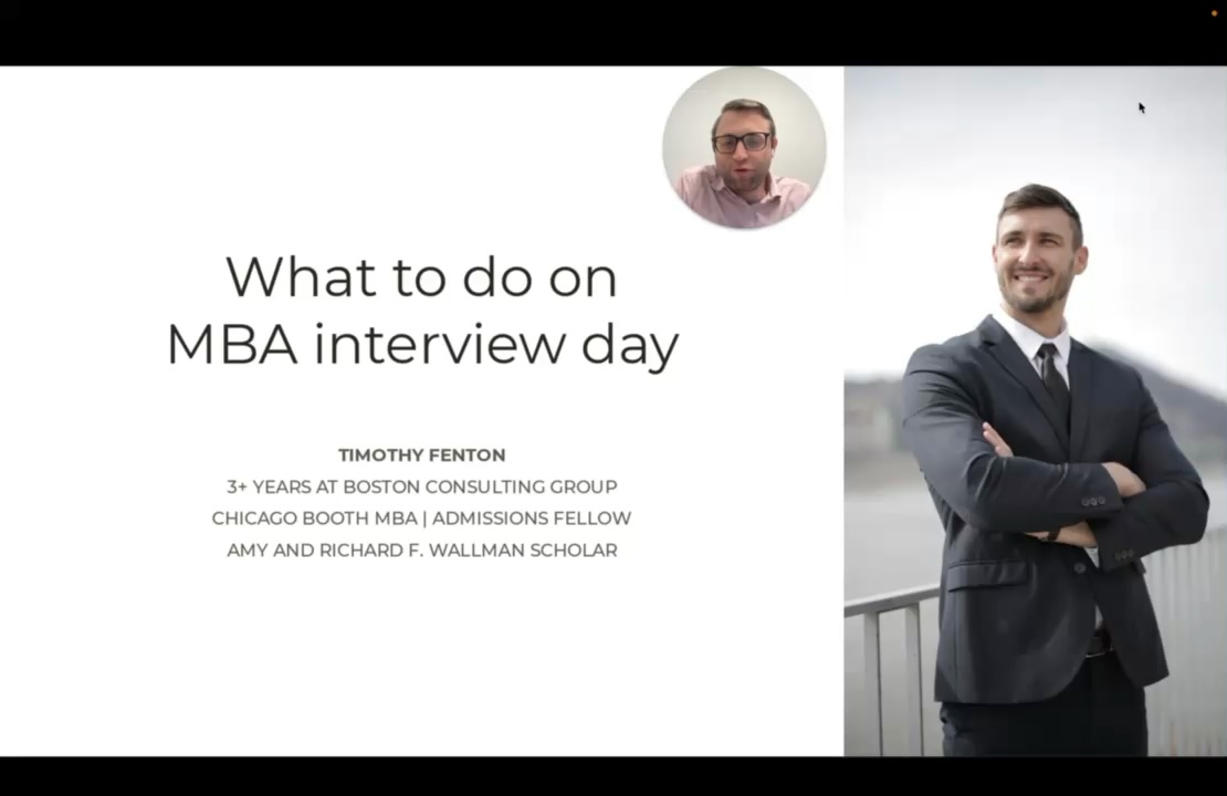 What to Do on Your MBA Interview Day