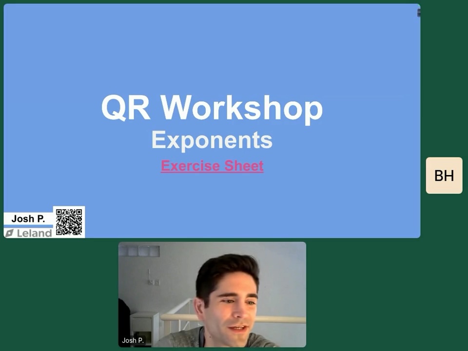 GMAT Quant Workshop: Exponents & Roots