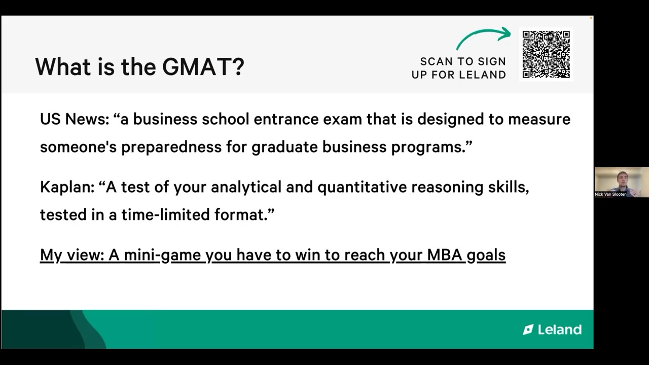 Leap into the GMAT