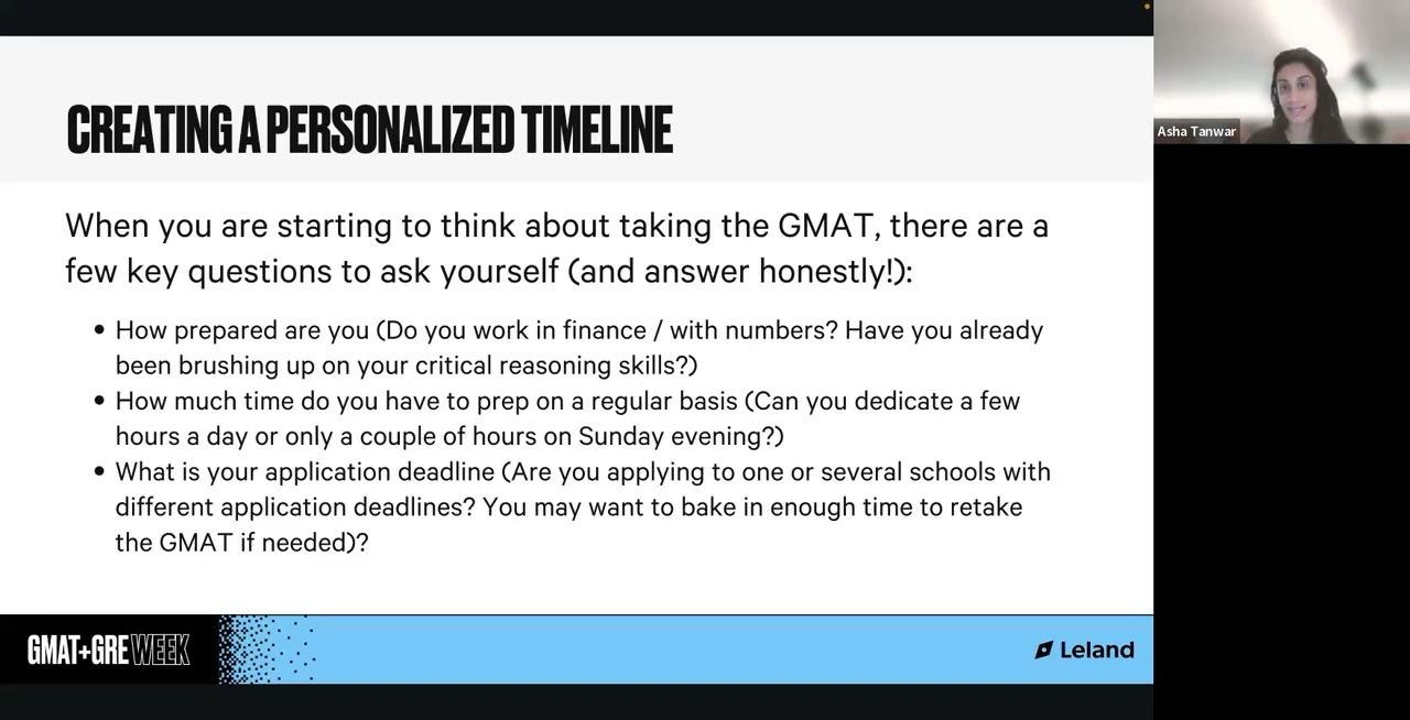 How to Create a Timeline to Ace the GMAT