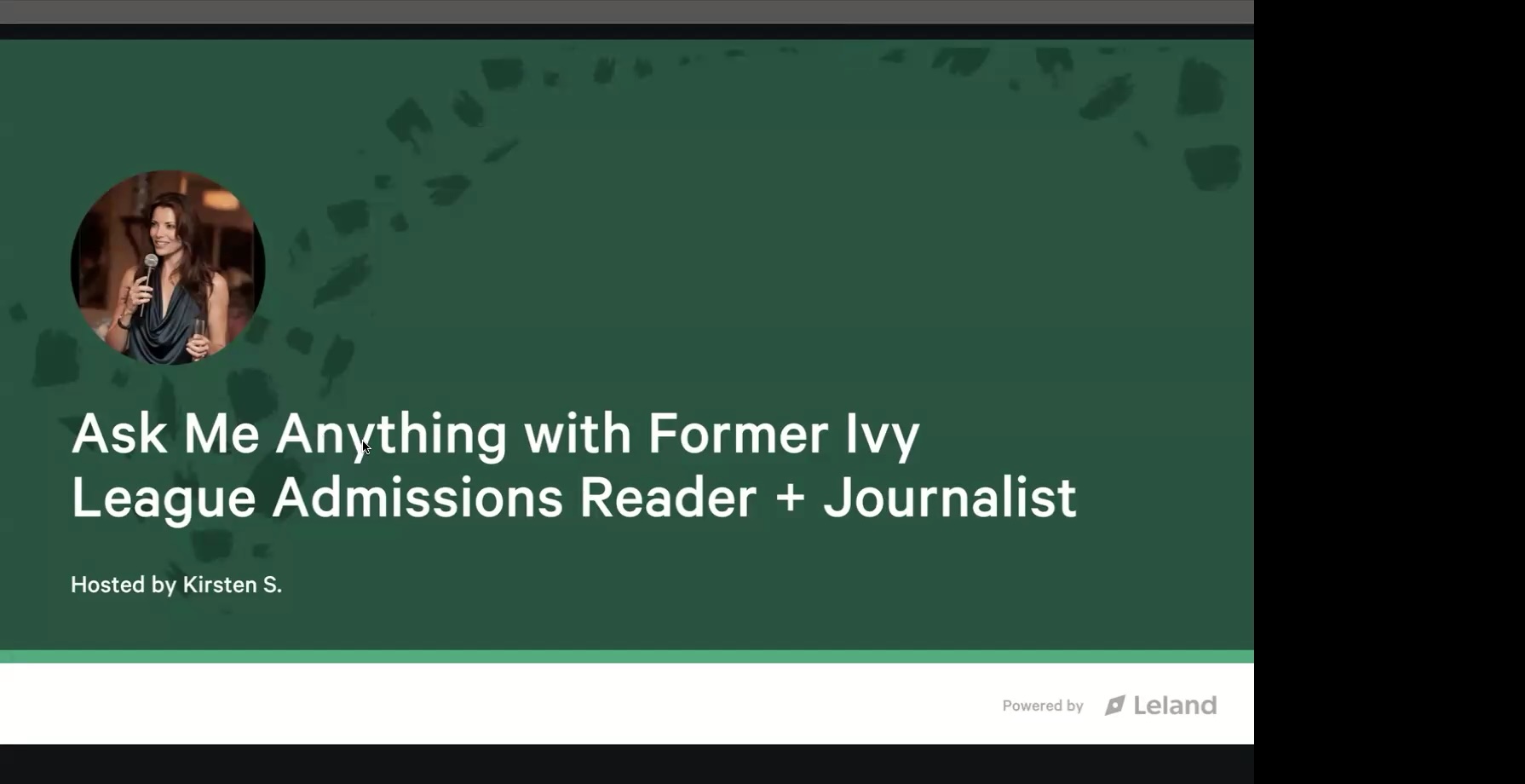 Ask Me Anything with Former Ivy League Admissions Reader + Journalist