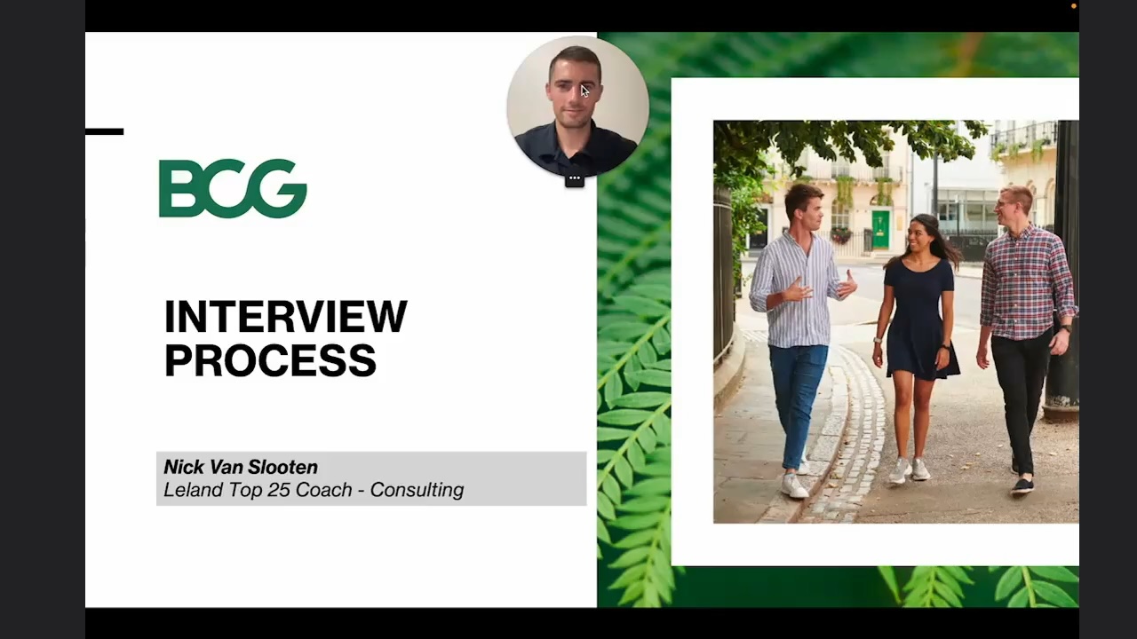 The BCG Interview Process