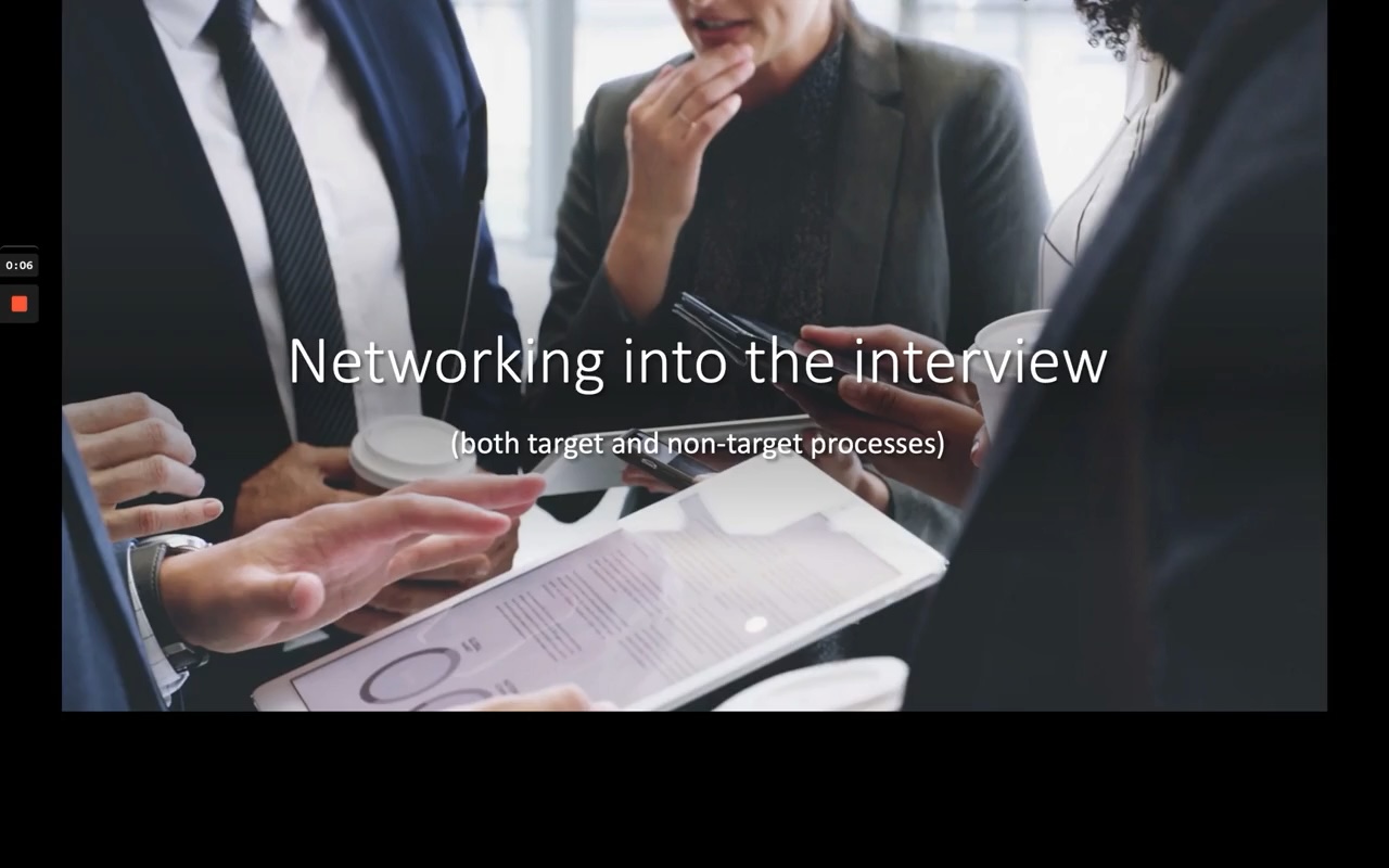 How to Network Into a Consulting Interview