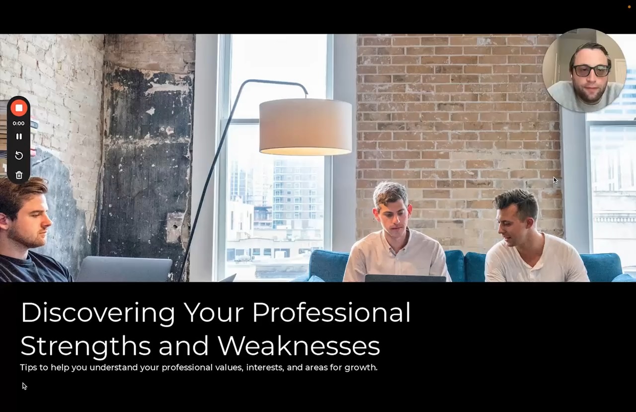Discovering Your Professional Strengths & Weaknesses