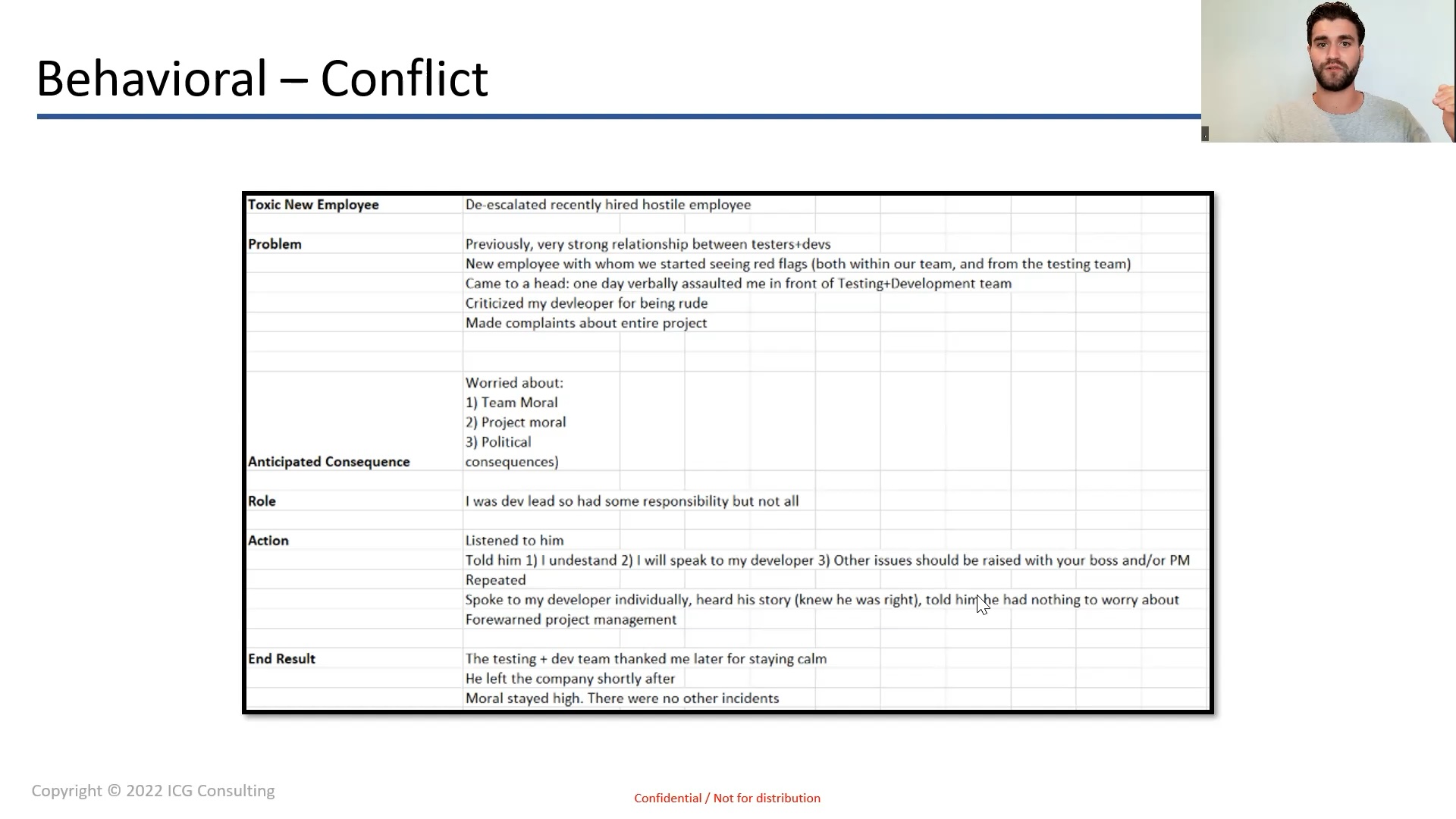 Conflict Story: Acing Your Behavioral Interview