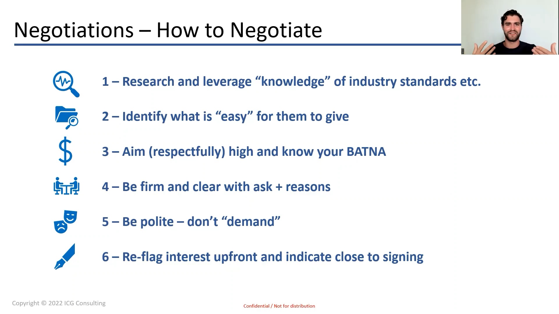 Negotiations: Your Consulting Offer