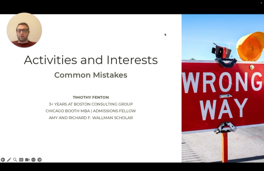 Activities & Interests: Common Mistakes to Avoid