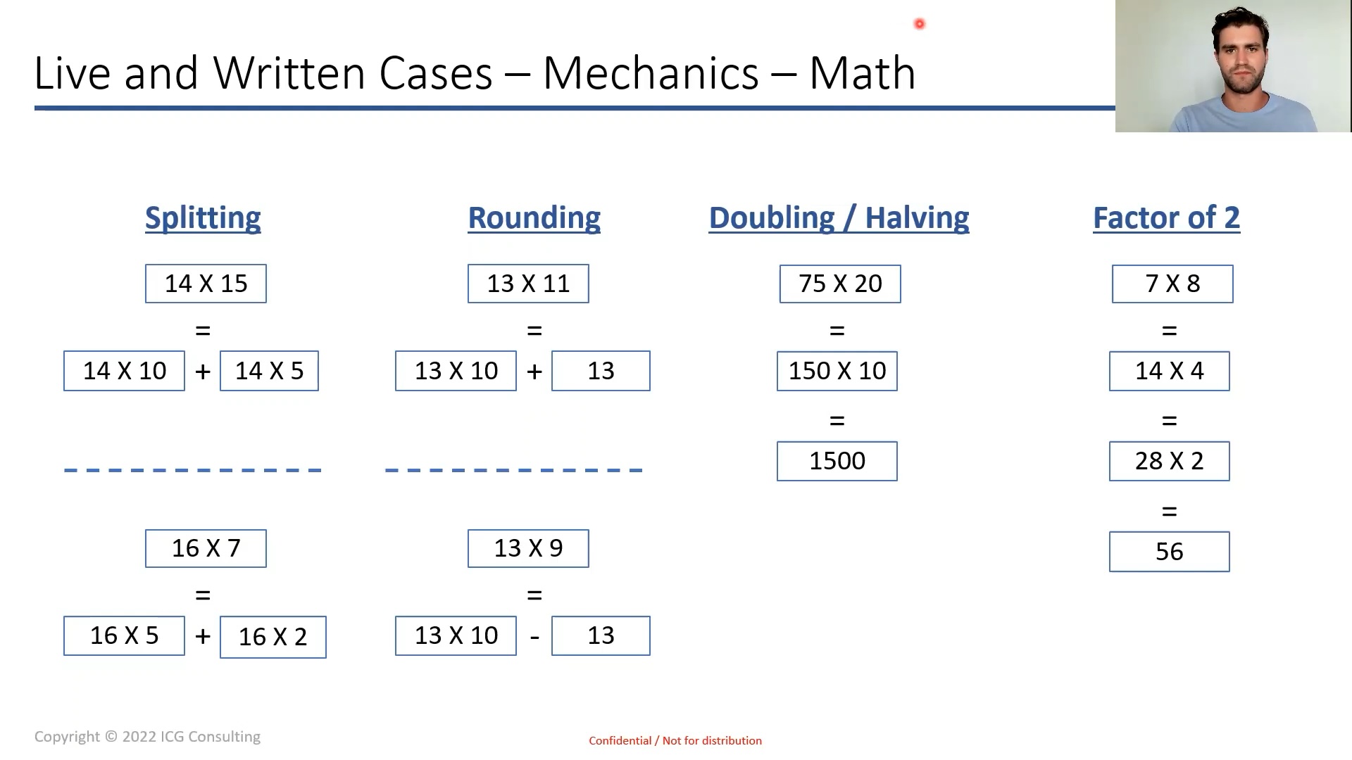 Case Math: Shortcuts & Strategies