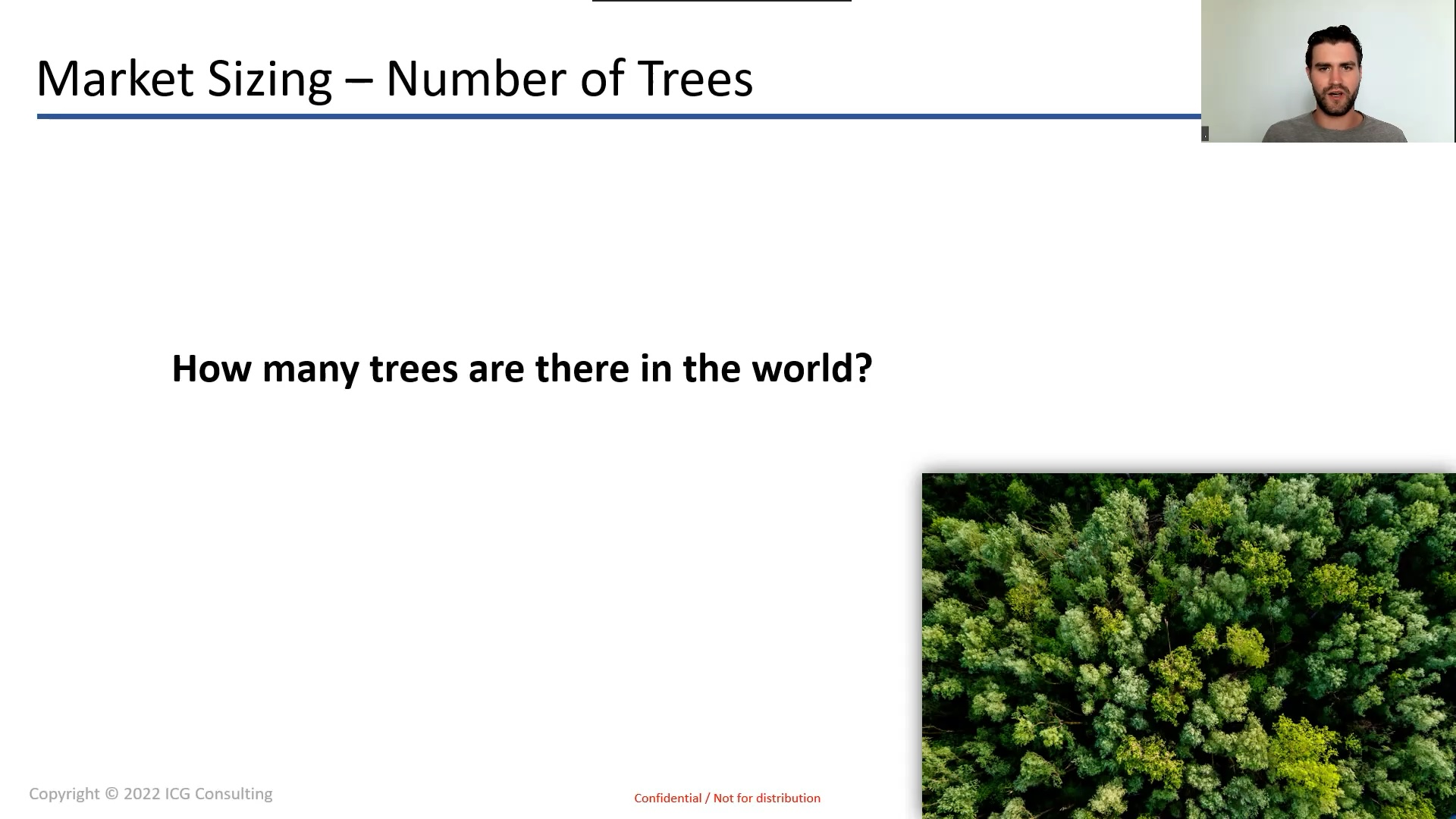 Market Sizing: Number of Trees in the World