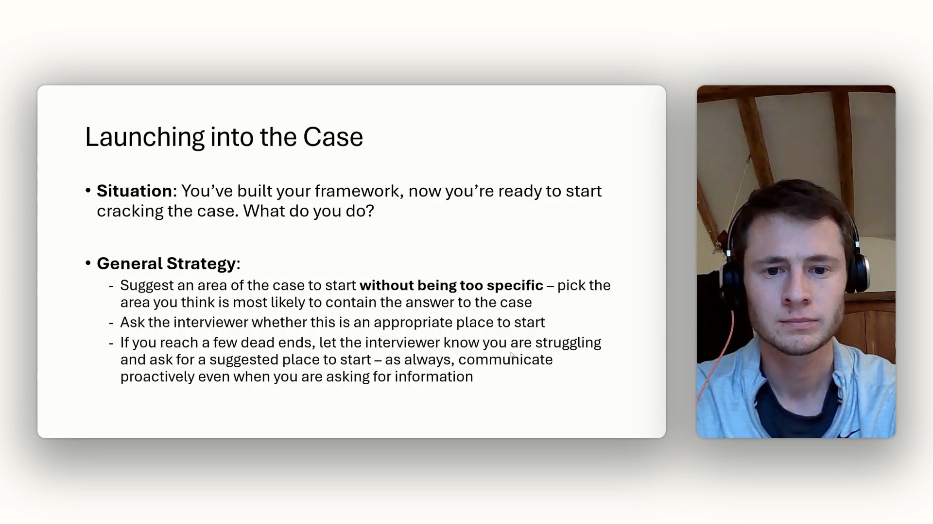 Launching Into the Case