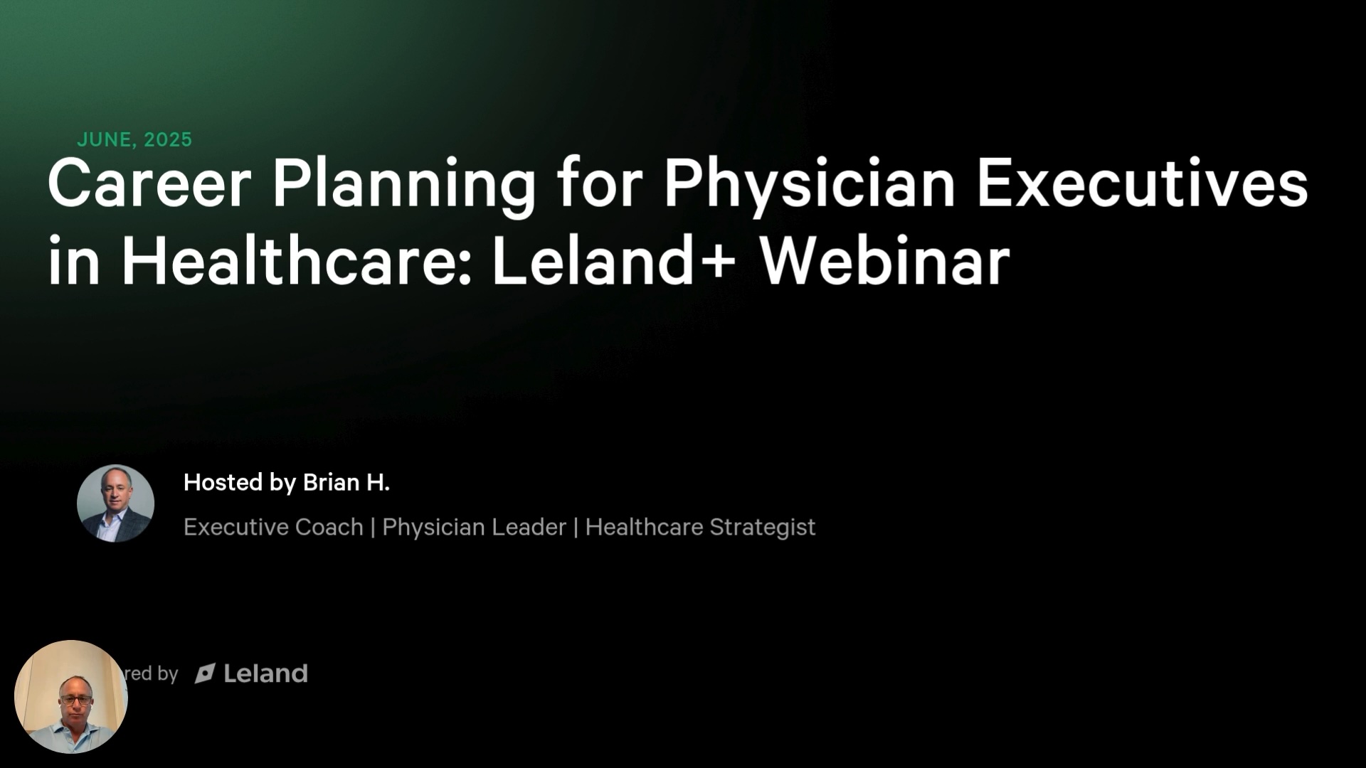 Career Planning for Physician Executives in Healthcare
