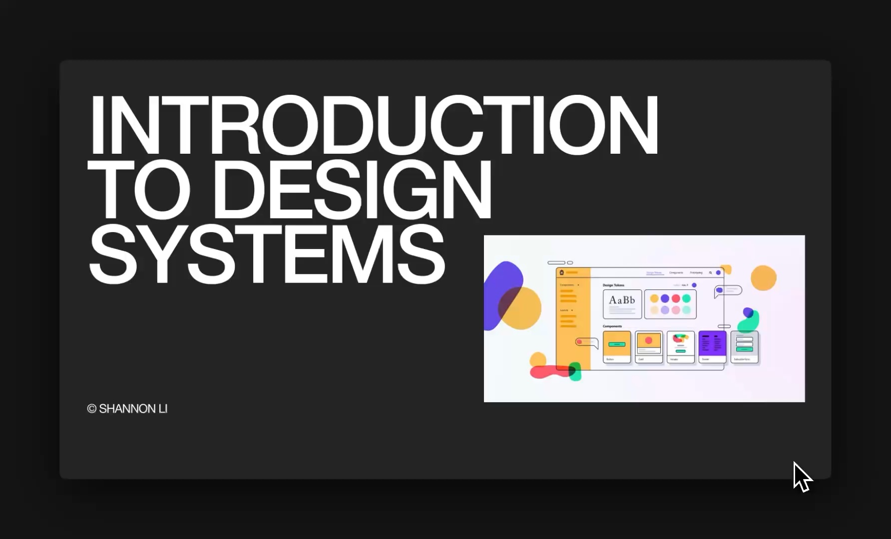 Intro to Design Systems