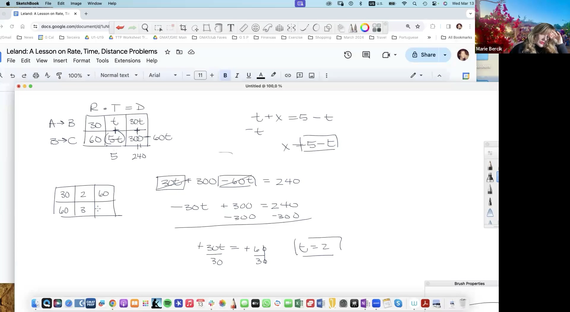 Rate Time Distance Problems