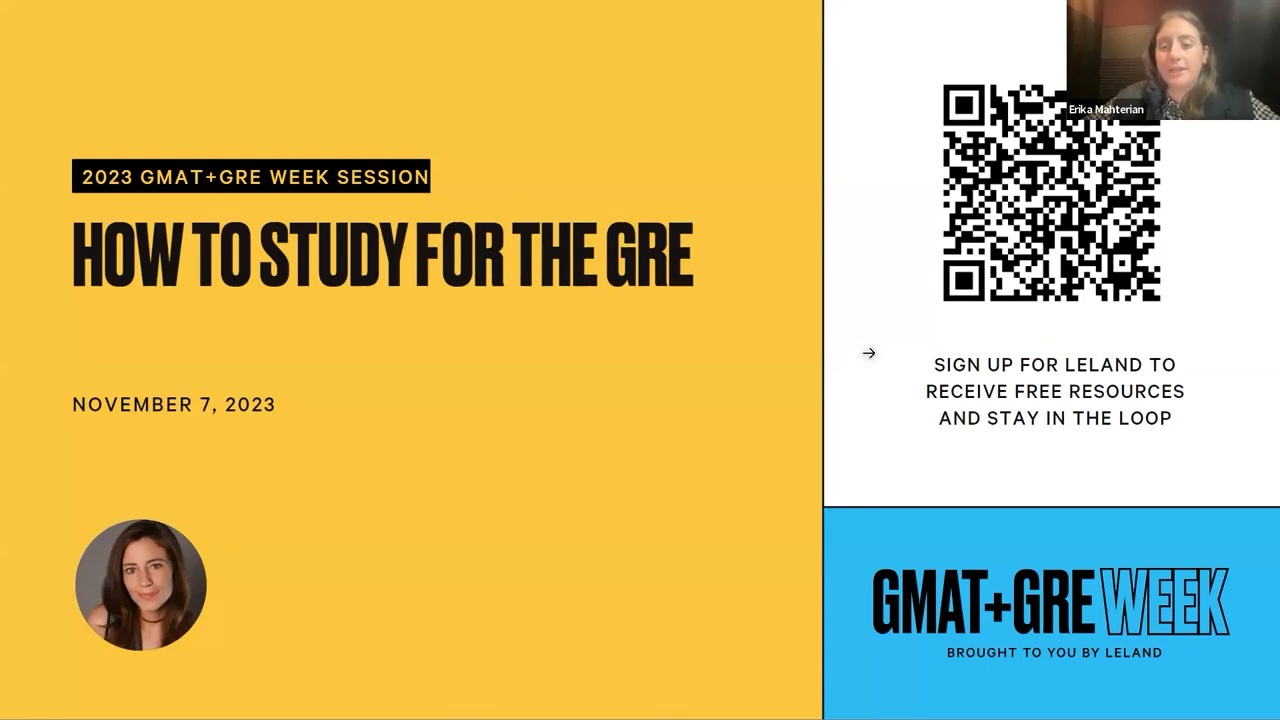 How to Study for the GRE