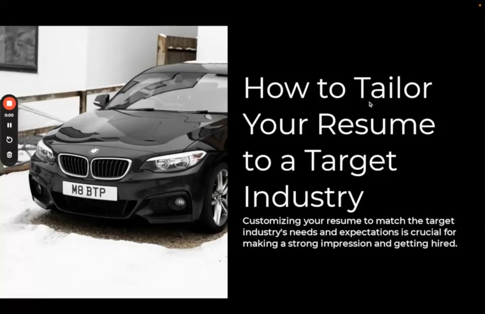 How to Tailor Your Resume to a Target Industry