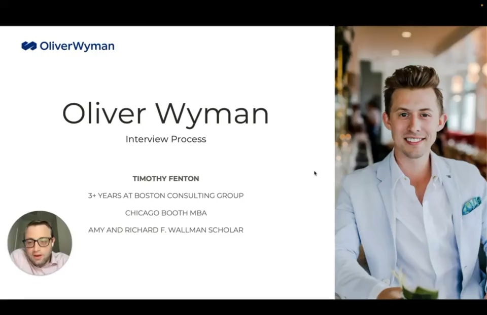 Oliver Wyman: Interview and Recruiting Process