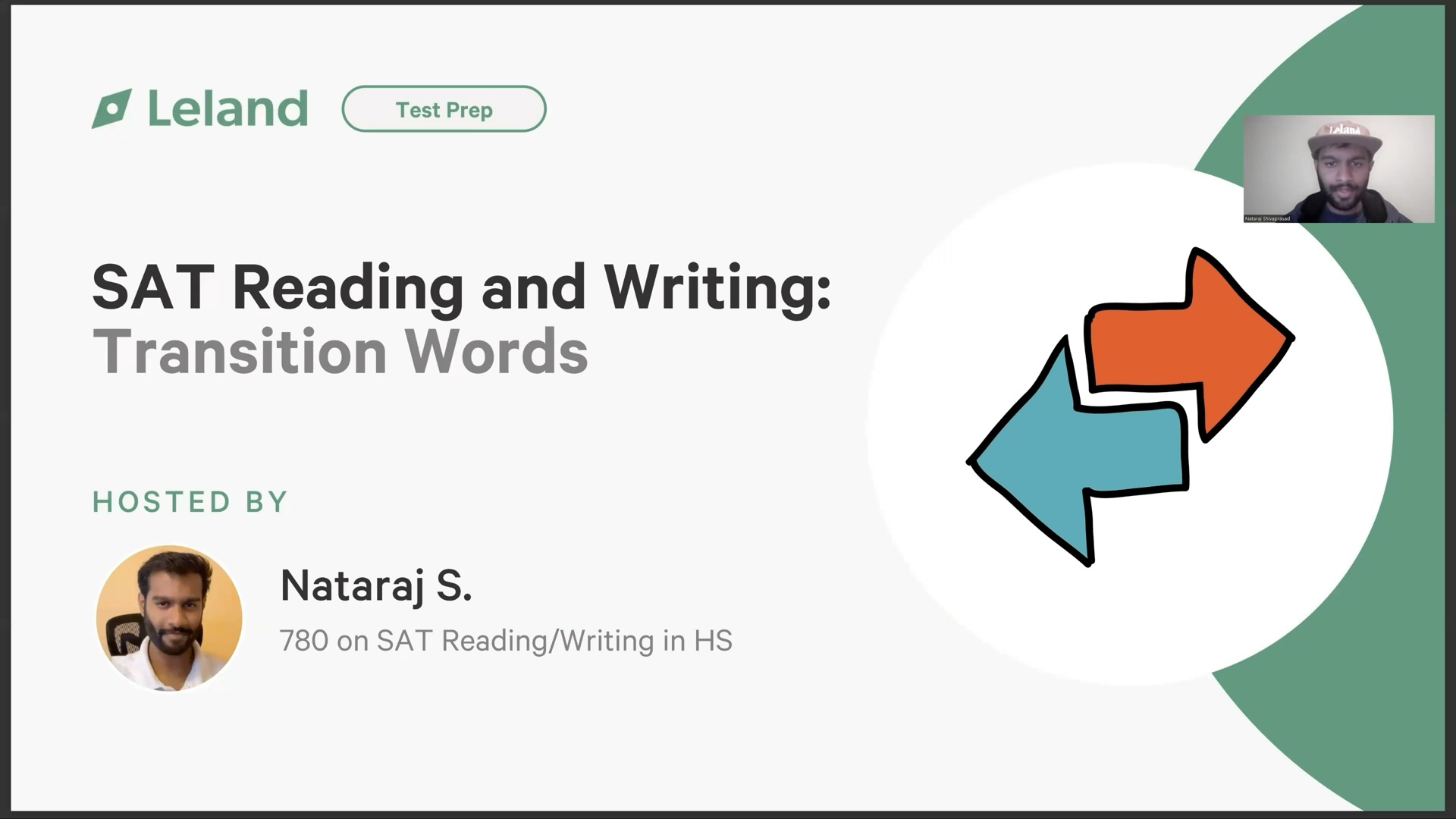 SAT Reading/Writing: Transition Words