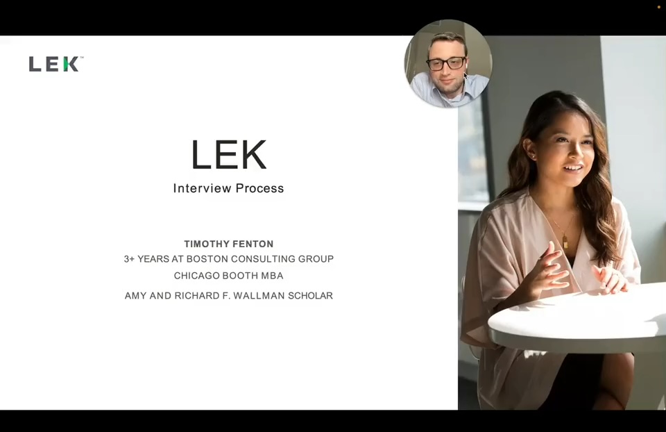 LEK Consulting: Interview and Recruiting Process