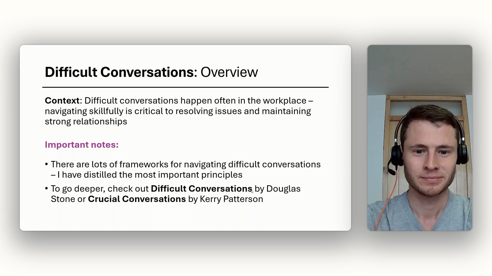 Navigating Difficult Conversations