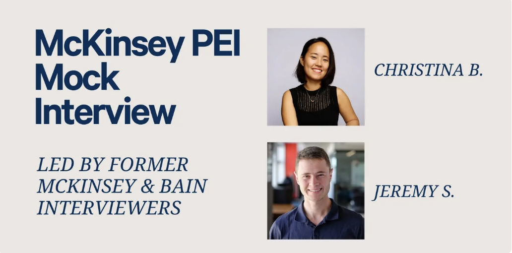 McKinsey PEI Mock Interview