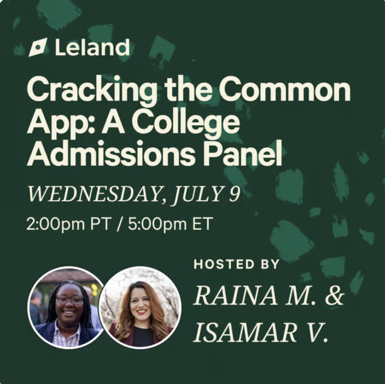 Cracking the Common App: A College Admissions Panel
