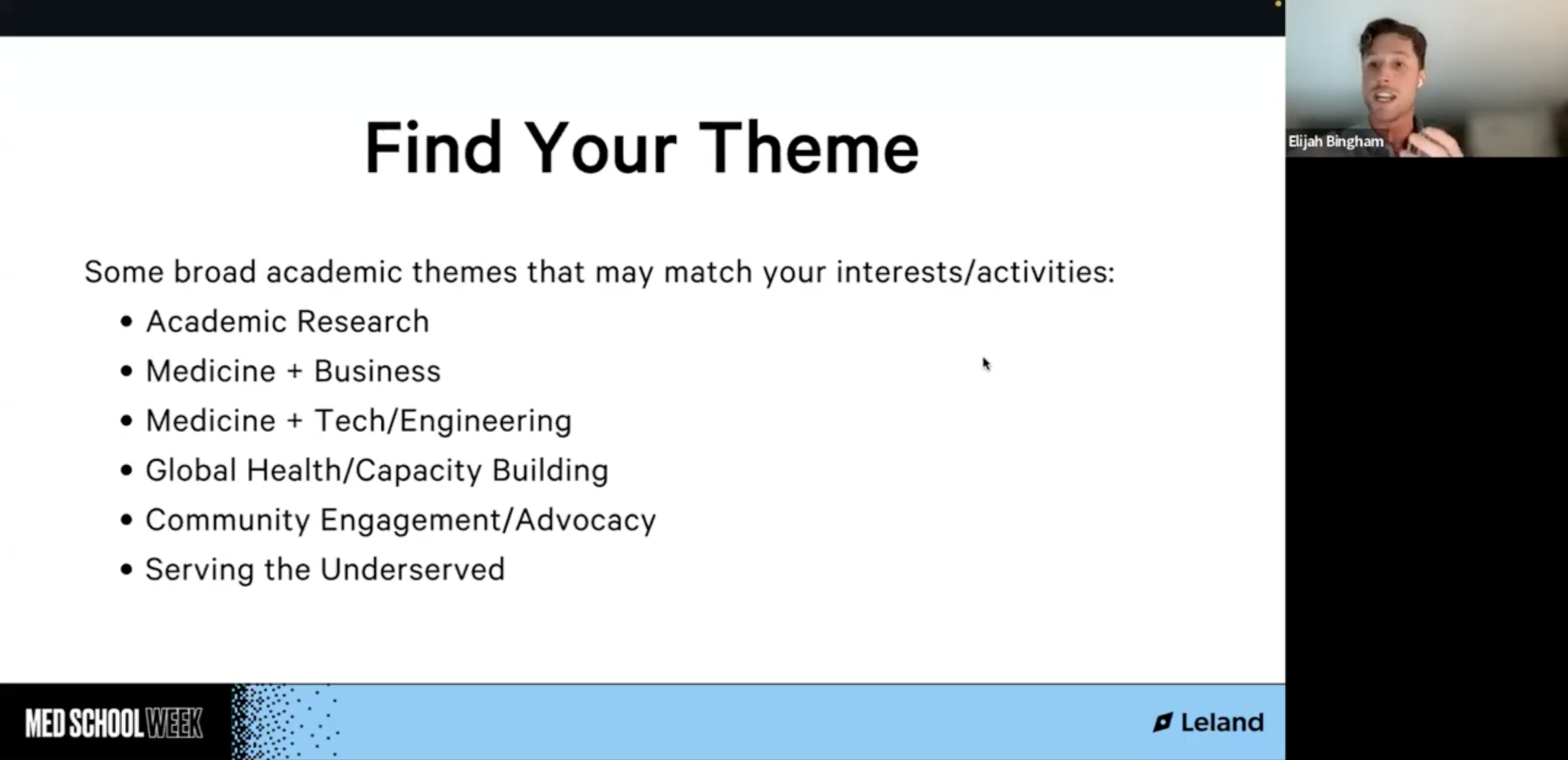 Finding Your Personal Statement and Activities Theme