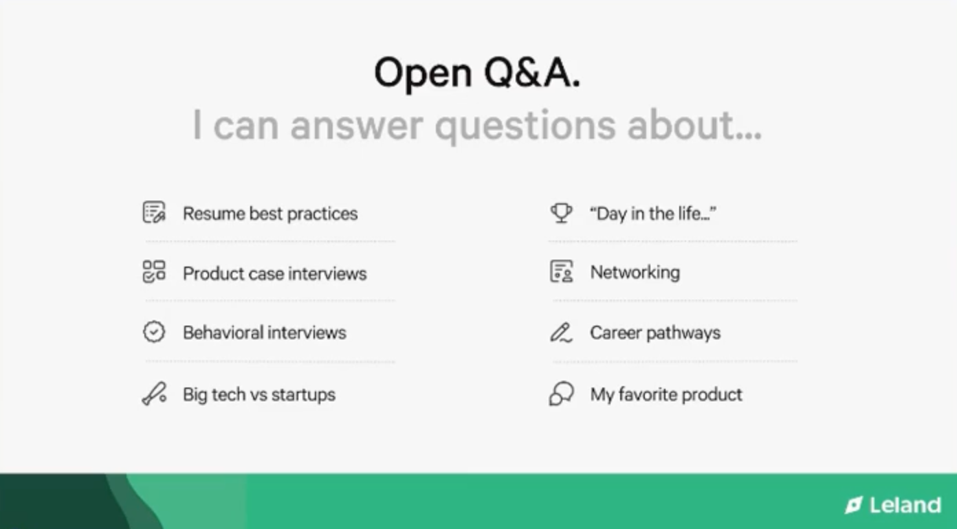 Product Recruiting AMA with a PM from LinkedIn, Uber, and a Startup