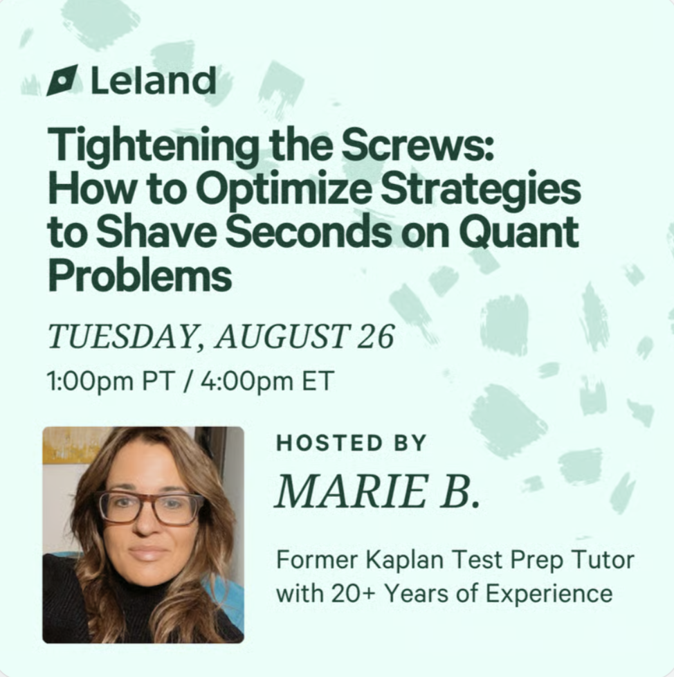 Tightening the Screws: How to Optimize Strategies to Shave Seconds on Quant Problems