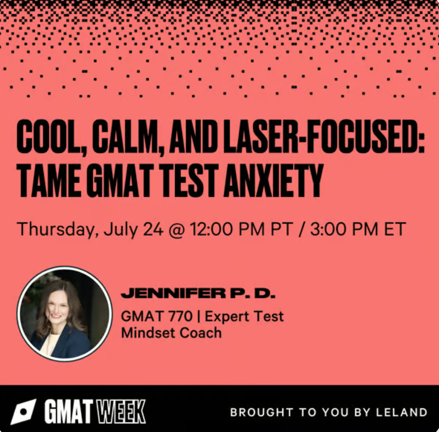 Cool, Calm, and Laser-Focused: Tame GMAT Test Anxiety