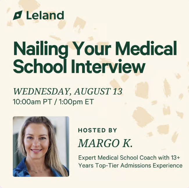 Nailing Your Medical School Interview