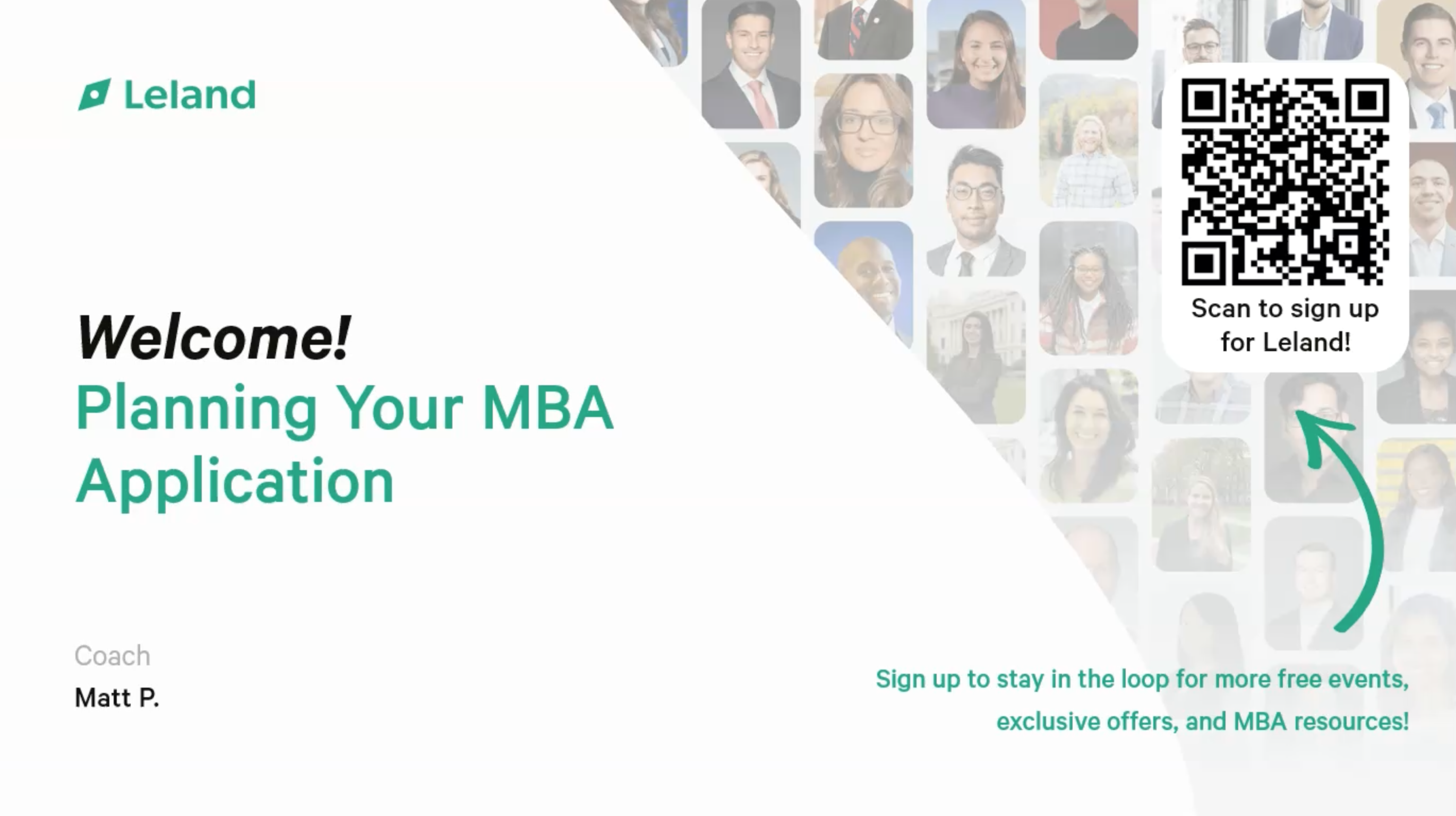 Planning Your MBA Application
