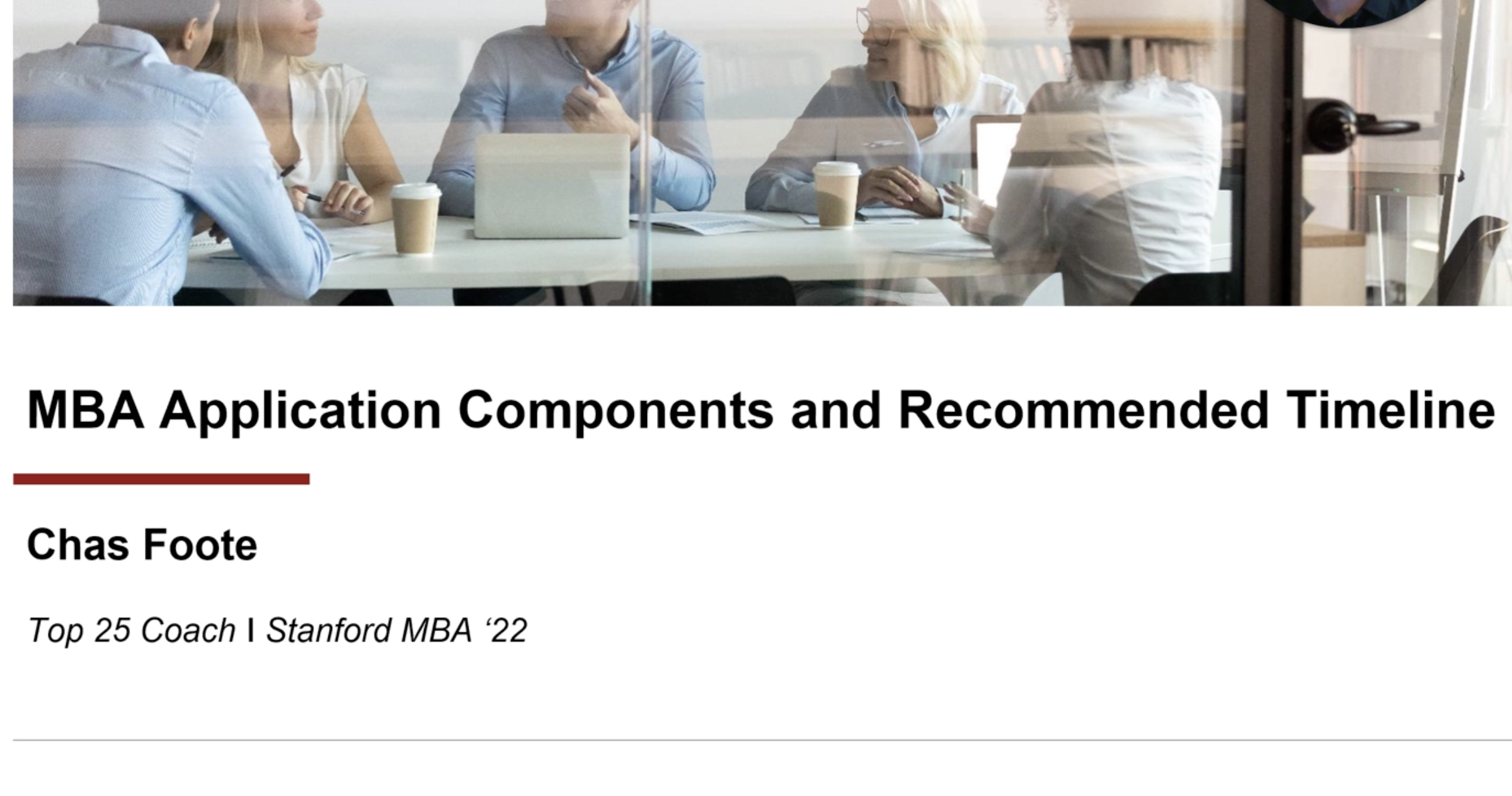 How to Track Your MBA Application Components & Timeline